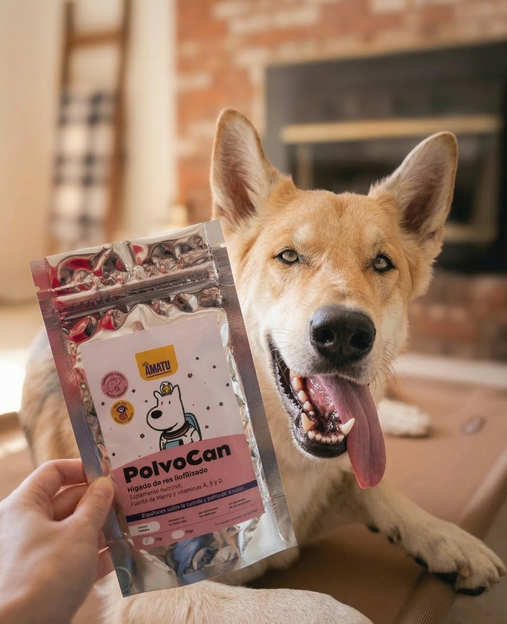 Polvo de hígado liofilizado